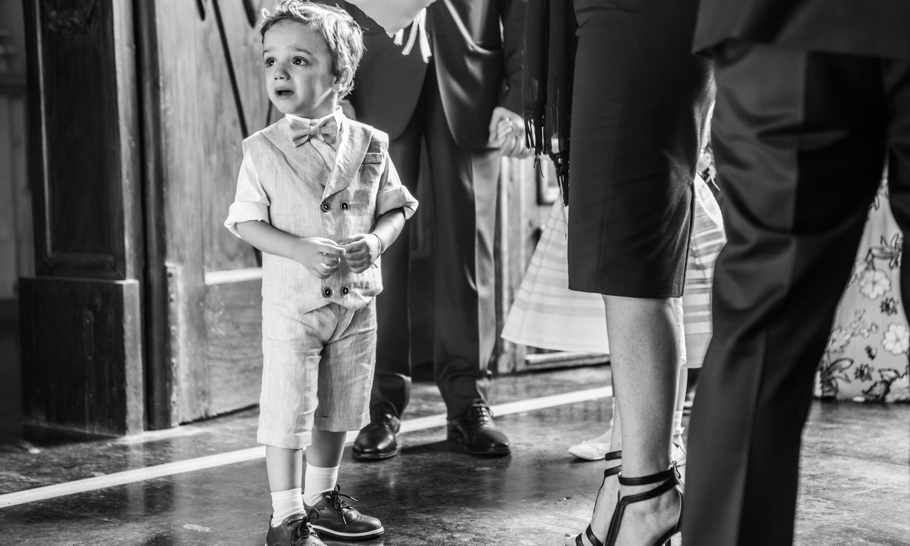 l'arrivo della sposa e l'attesa dei piccoli.